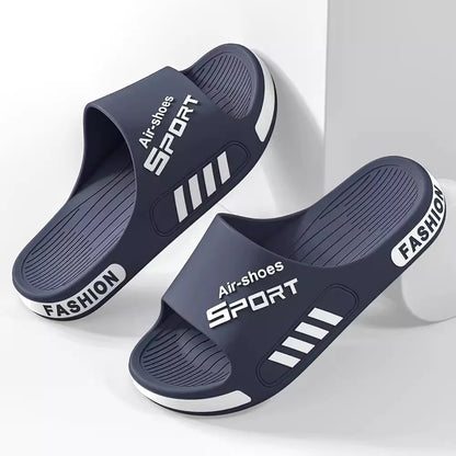 Non Slip Home Slippers Soft Sole Indoor Bathroom Flip Flops For Women Men Couples House Sandals Big Size