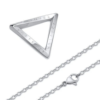 Norse Viking Geometric Style Stainless Steel Men Necklaces