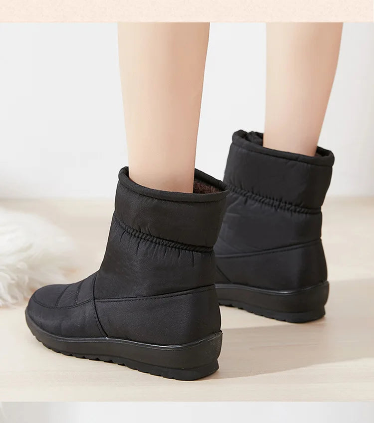 Womens Winter Front Up Zipper Cool Boots