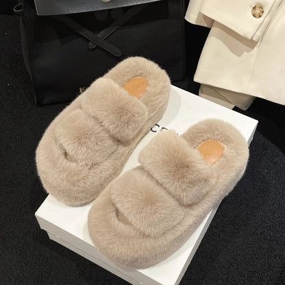 Super Soft Anti-Slip Plush Women's Slippers