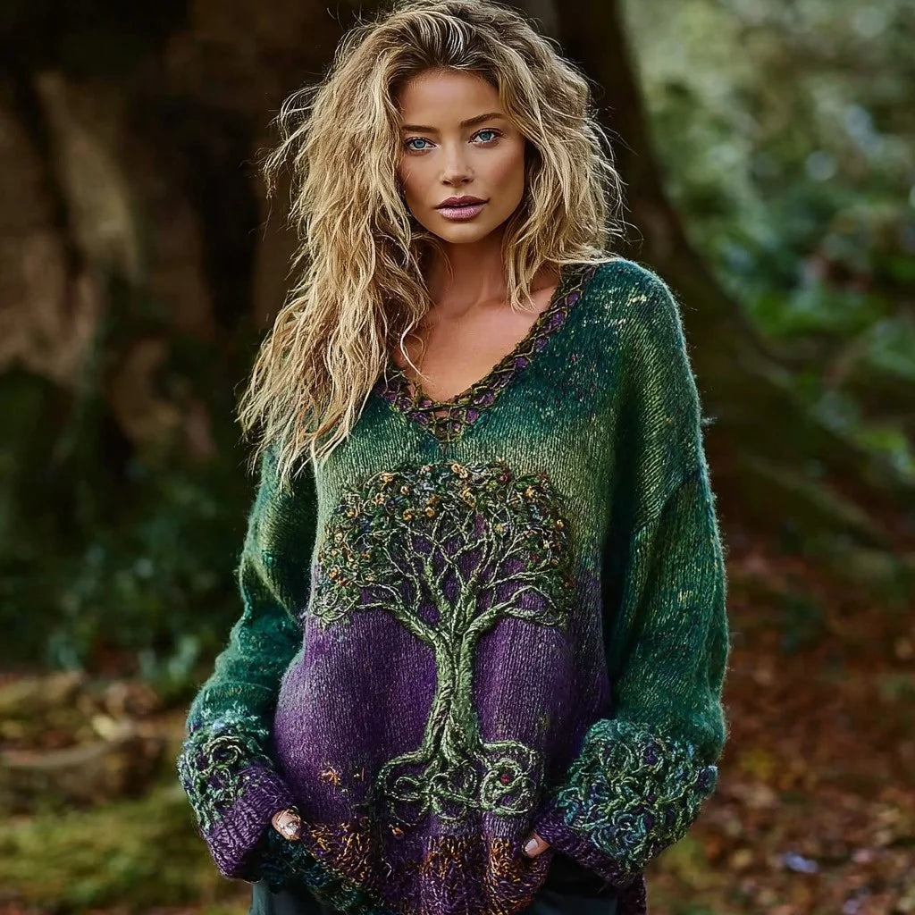 Halloween Knitted Sweater For Women Autumn Gothic Pumpkin Print Streetwear Harajuku Winter Warm Loose Casual Pullover