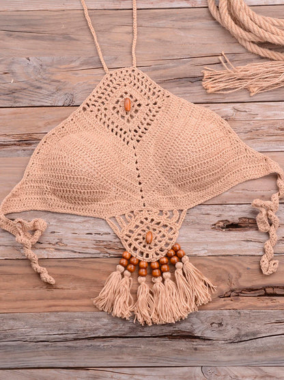 Womens Crochet Micro Brazilian Bikini Tops