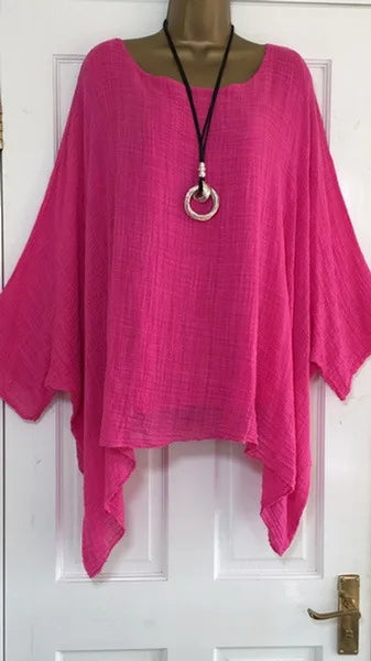Women Plus Size Batwing Sleeve Sweater