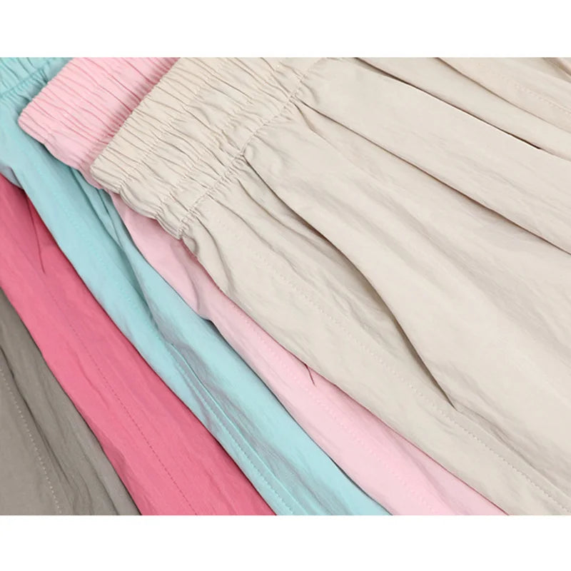 Casual High Waist Summer Skirt Shorts