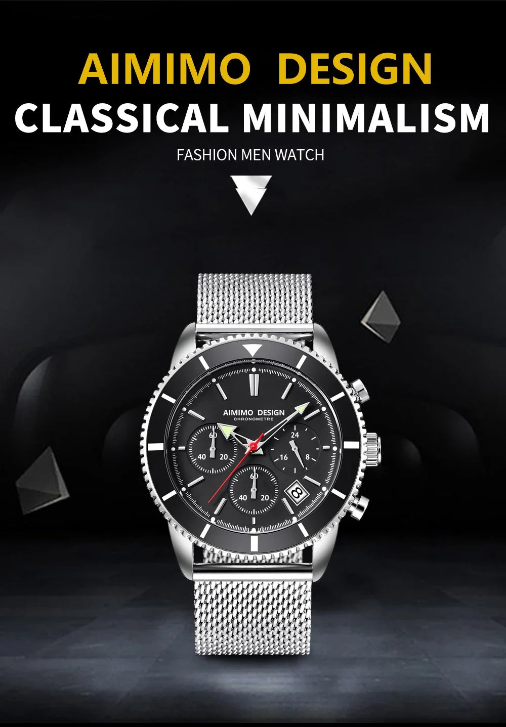 Mens Waterproof Simple Look Analog Watch