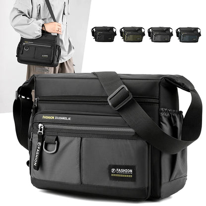Mens Casual Shoulder Messenger Bag Stylish Crossbody Satchel For Everyday Use