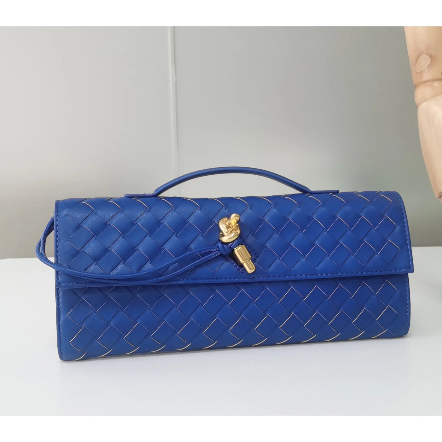 New Plaid Pu Leather Trendy Chain Crossbody Messenger Bag