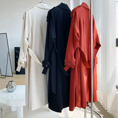 Women Vintage Windbraker Trench Coats