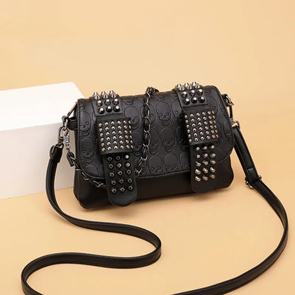 Rivet Chain Luxury Messenger Bag