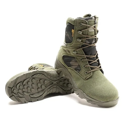 Mens Waterproof Lace Up Tactical Boots