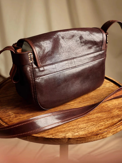 Casual Luxury Soft Leather Handbag Clutch Bag