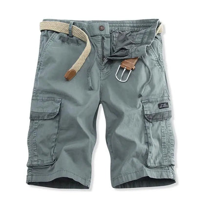 17 Multi Plus Zipper Pockets Men Cargo Shorts