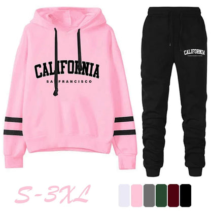 Womens Los Angeles California Tracksuit Sets