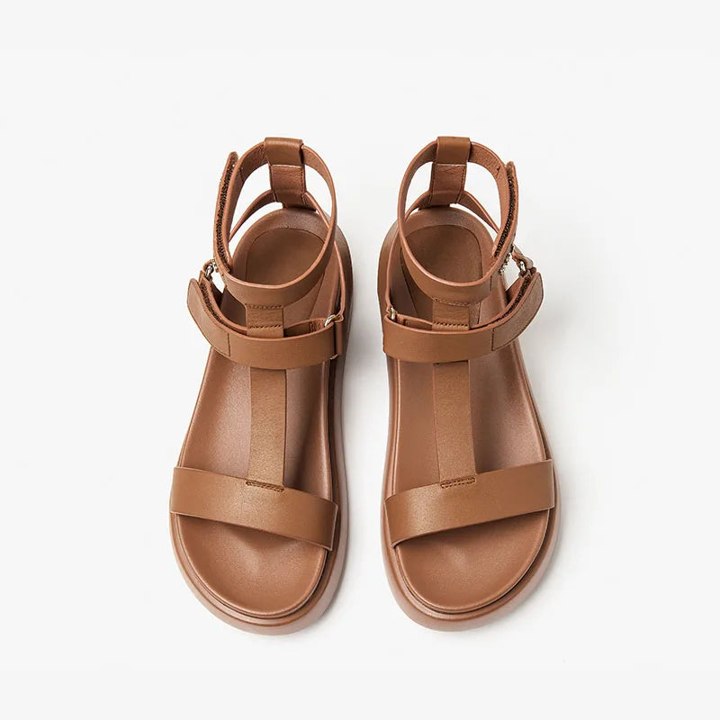 Womens Gladiator Style Open Toe Summer Beach Sandals