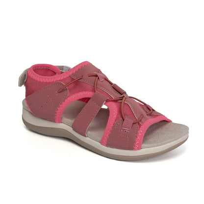 Santorini Exploring Vibes - Comfortable Black Sporty Summer Sandals