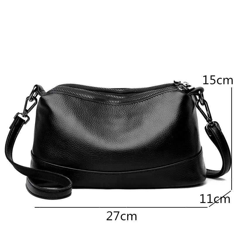 Contemporary Icon: Genuine Leather Designer Shoulder Bag