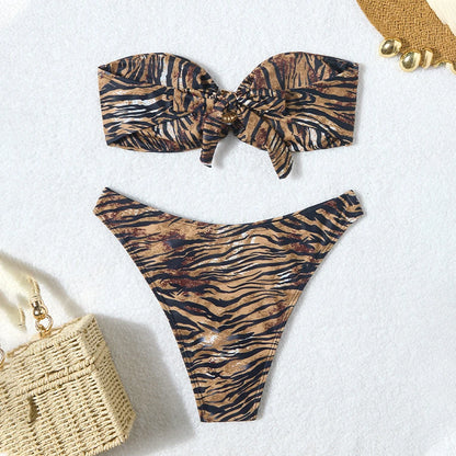 Strapless Sexy Women Wrap Bandage Bikinis