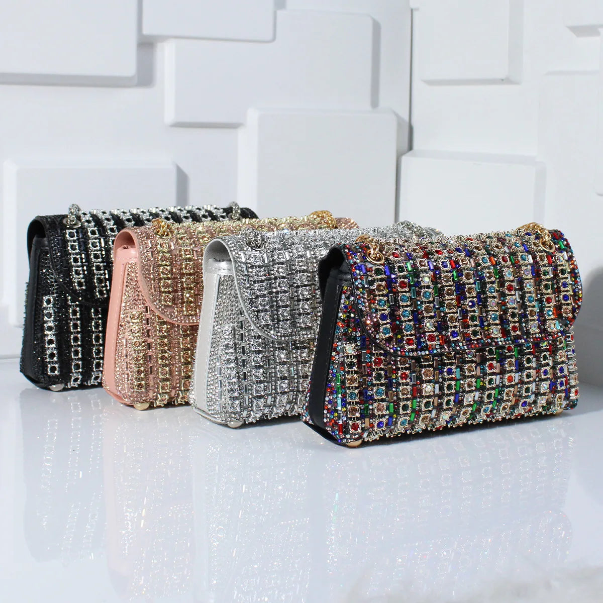 Diamond Line Luxury Designer Evening Bags