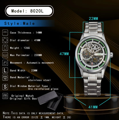 Mens 5atm Waterproof Mechanical Luxury Watches