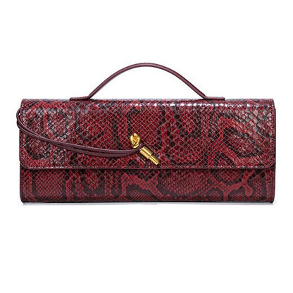 Luxury Snake Skin Style Designer Handbags For Women
