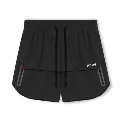 Breathable Quick Dry 2 In 1 Mens Gym Shorts