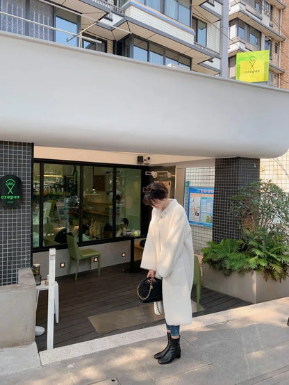 Elegant Zipper Closure Women Suede Boots