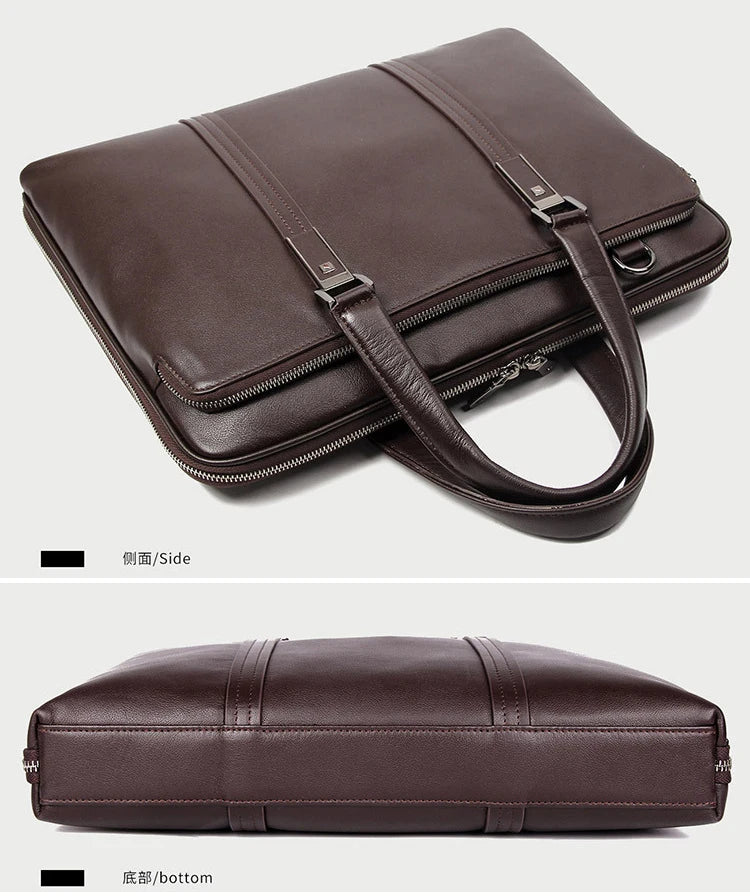 Luxury Designer Briefcase For Women Fashionable Office Laptop Handbag Commuter Bag With Document Book Compartments