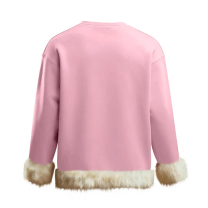 Women O Neck Casual Solid Color Sweaters