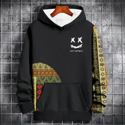 Imessage Print Oversized Hoodie Unisex Streetwear Sweatshirt For Men Women
