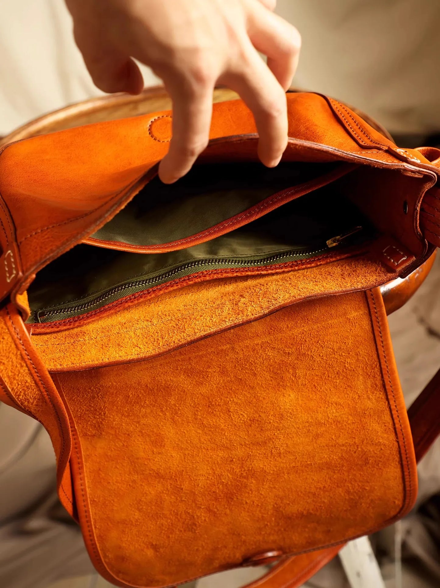 Casual Luxury Soft Leather Handbag Clutch Bag
