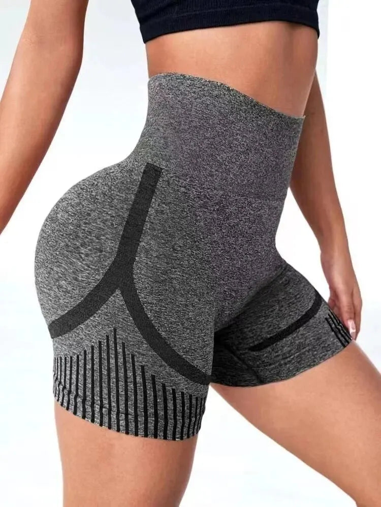 Workout Gym Style Women High Waist Shorts