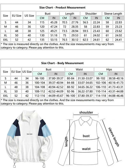 2025 Men's Fluffy Polar Fleece Hoodie – Winter Loose Unisex Pullover, Embroidery Hip Hop Sweatshirt, Basic Tops for Men