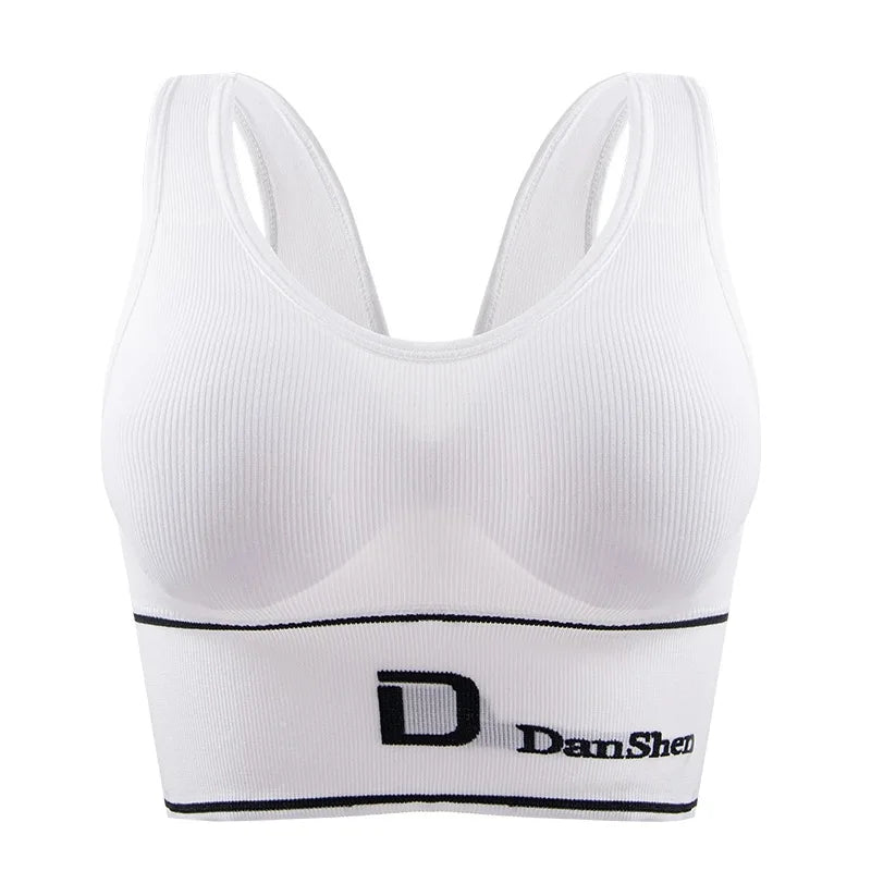 Active Lifestyle: Sporty Ribbed Grey Sports Bra