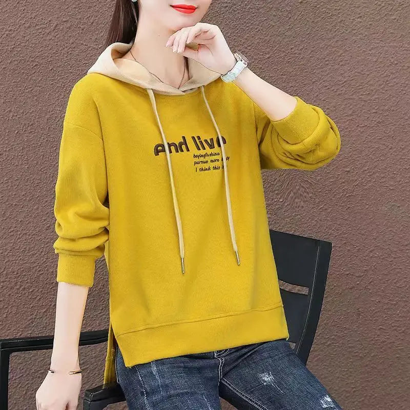 2025 Polar Fleece Hoodie Women S Loose Fit Pullover Sweatshirt For Spring Fall