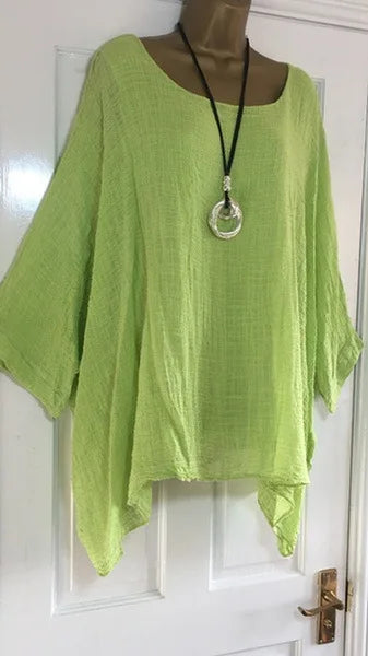 Women Plus Size Batwing Sleeve Sweater