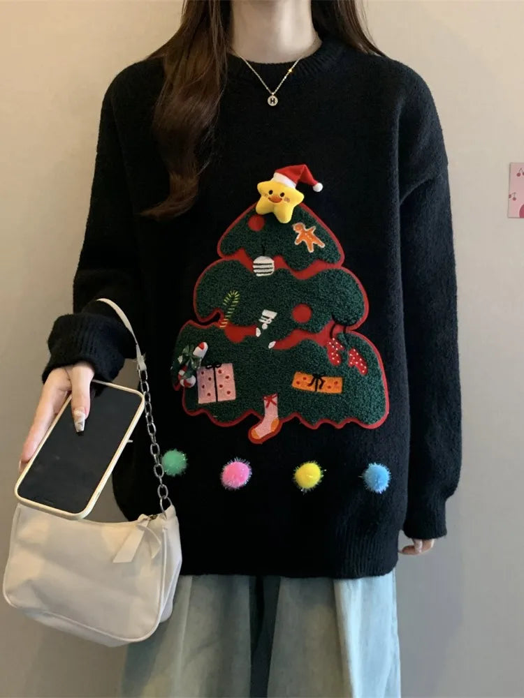 Christmas Themed Casual Sweater For Women