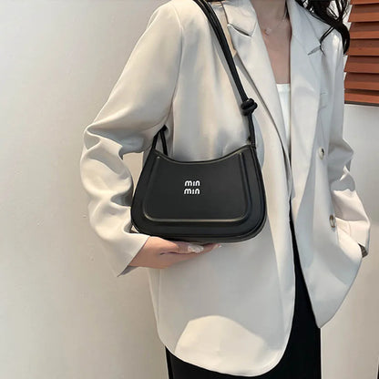 2025 Womens Trendy Frosted Handbag Stylish Single Shoulder Crossbody Bag With Hairball Charm