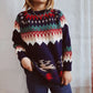 Christmas Themed Casual Sweater For Women