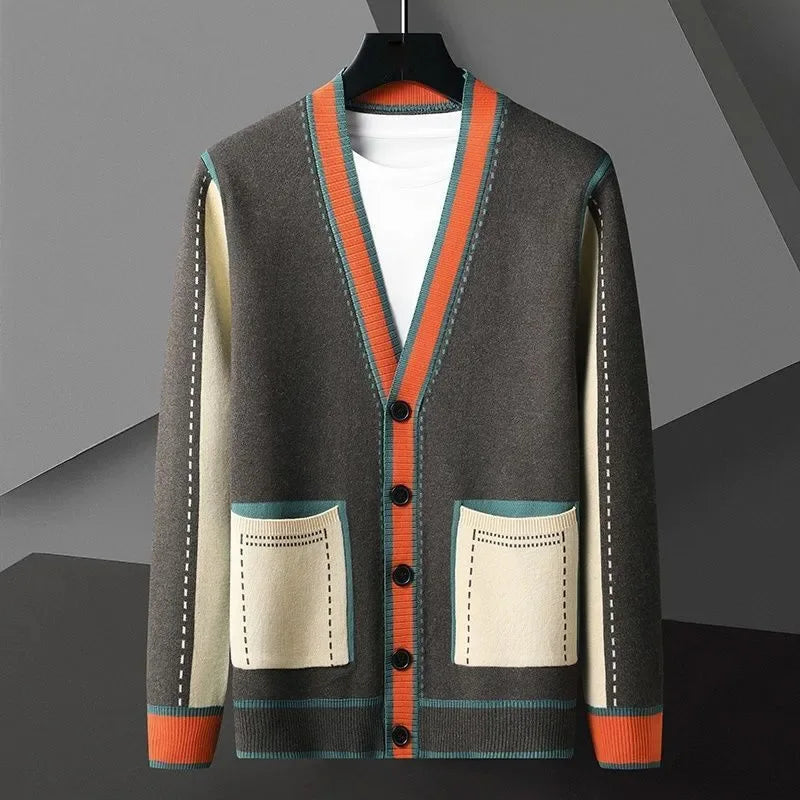 Street Style Edit - The Contrast Trim Cardigan Outfit Idea