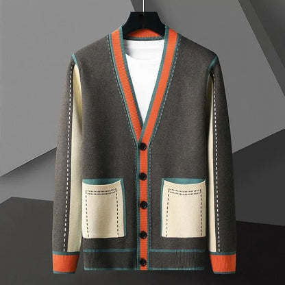 Street Style Edit - The Contrast Trim Cardigan Outfit Idea