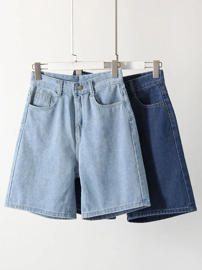 Summer 2024 High Waist Long Denim Shorts For Women