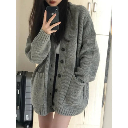 Womens Casual Autumn Long Cardigans