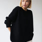 Women O-Neck Casual Solid Color Sweaters