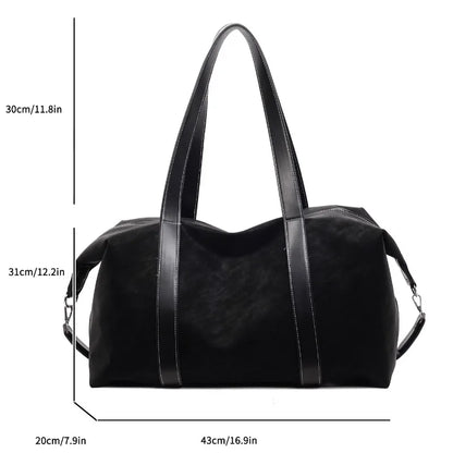 Classic Suede Weekend Duffle Bag