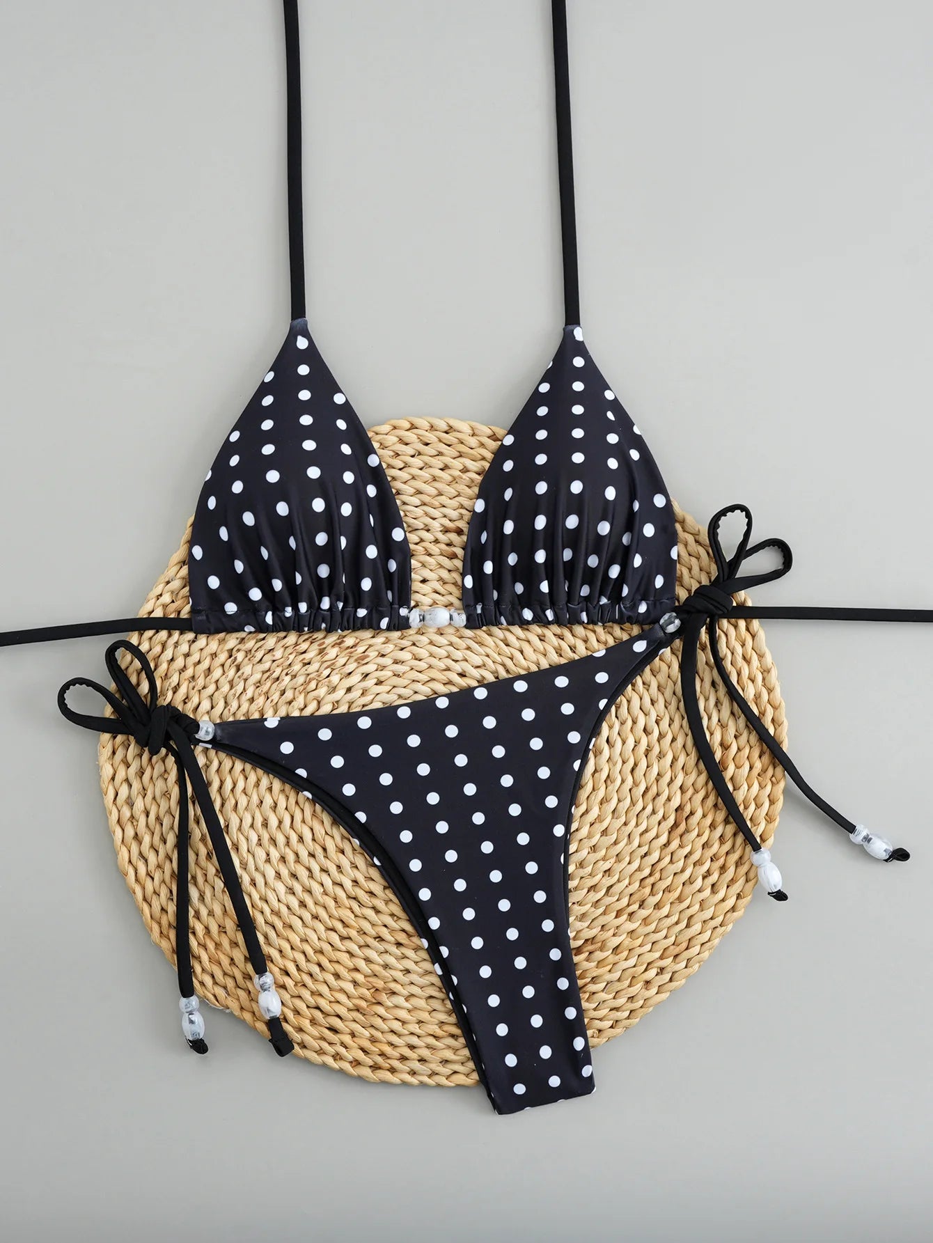 Polka Glow Push Up Bikini
