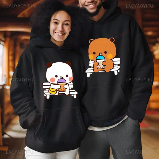 Japanese Style Cute Bear Teen Girl Hoodies