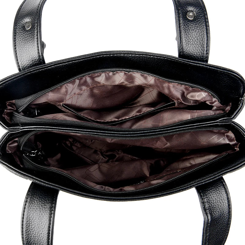 Womens Minimal Soft Leather Handbags