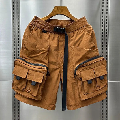 17 Multi Plus Zipper Pockets Men Cargo Shorts