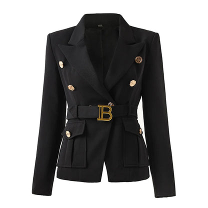 Solid Color Office Blazer for Effortless Smart Chic Workwear Street Style