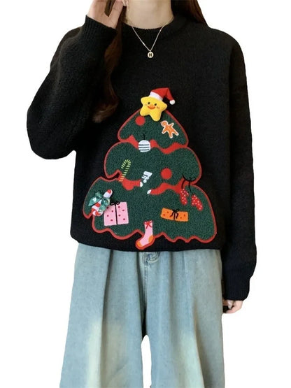 Christmas Themed Casual Sweater For Women
